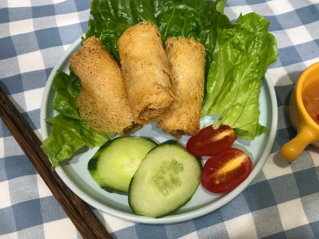 Tài Shì Fěn Sī Chūn Juǎn Thai Deep Fried Spring Rolls