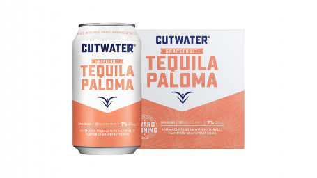 Cutwater Spirits Tequila Paloma Cocktails Castanha Cans (12 Oz X 4 Ct)