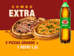 Combo Extra 2 Pizzas Refri 1,5l