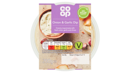 Co-op Onion Garlic Dip 200g