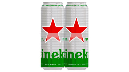 Heineken Premium Lager Cans 4 X 568Ml