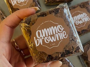 Brownie recheado de Brigadeiro de Café