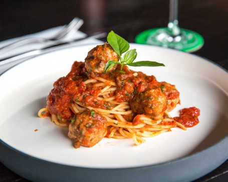 Spaghetti Polpette Di Manzo