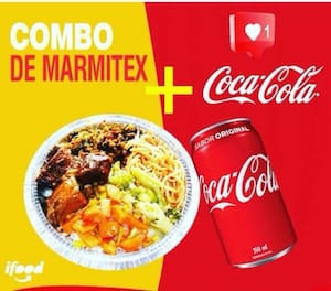 Marmitex Coca cola 350ml