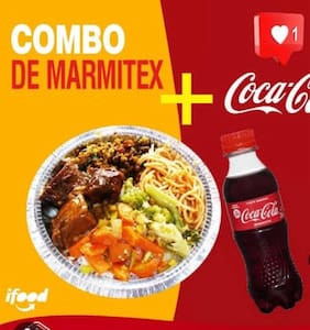 2 Marmitex Coca Cola 1 Litro