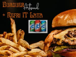 Combo Da Empório (Classic Burguer Refri It Lata 200G De Batata Frita)