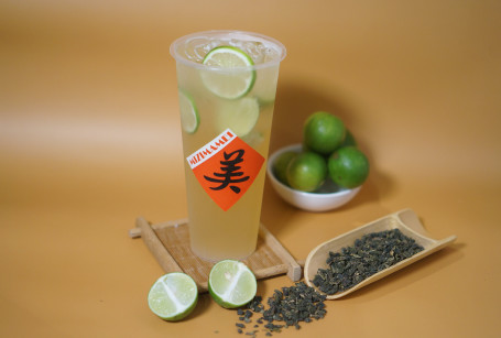 Shǒu Dǎ Qīng Níng Qīng Chá Hand-Squeezed Lime Green Tea