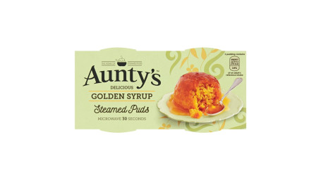 Aunty's Delicious Golden Syrup Steamed Puds 2 X 95G