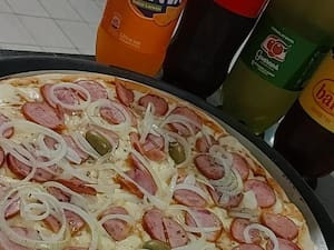 Combo 1 Pizza Grande Coca Ou Fanta 1L