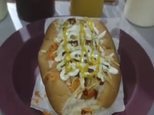 Cachorro Quente Tradicional Ao Vapor