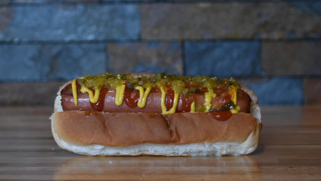 All Beef Frank Hot Dog