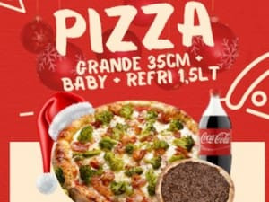 Combo Pizza Grande 35Cm Refri 1.5Lt Baby 20Cm.