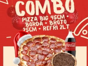 Combo Pizza Big 45Cm Baby 20Cm Refri 2L