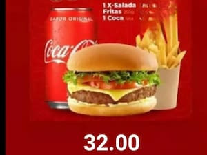 Super Combo( 1 X Salada 250G Batata Frita 1 Coca Lata 350 Ml