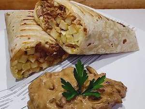 Burrito De Strogonoff De Carne