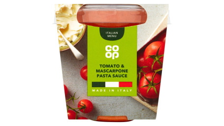 Co-Op Tomato And Mascarpone Pasta Sauce 300G