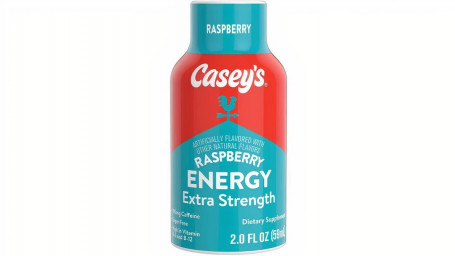 Casey's Extra Strength Raspberry Energy Shot 2 Onças