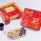 lǐ yuè lóng mén 「yú xiā xiè」 zhū gǔ lì jí qū qí lǐ hé (40jiàn zhuāng Bountiful Success Hoo Hey How Chocolate Cookie Gift Box (40pcs