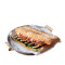 Roasted Portobello Mushroom Vegetable Club Panini Half Kǎo Dà Fēi Gū Zá Cài Yì Dà Lì Sān Wén Zhì Bàn Fèn