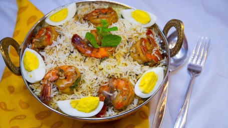 Shrimp Dum Biryani Family Feast Pack Combo