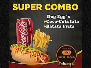 Dog Egg´s Coca Cola Lata Batata Frita Maionese Caseira