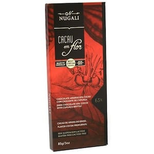 Chocolate Nugali Cacau Em Flor 63% Crocante De Cupuaçu Barra 100G