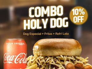 Combo Holy Dog Dog Especial Fritas 100G Refri Lata
