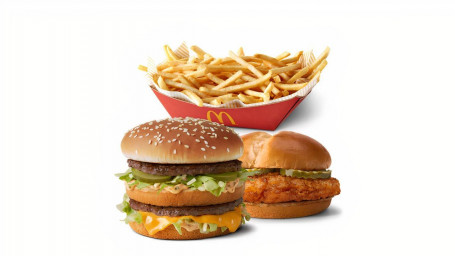 1 Big Mac 1 Crispy Chicken And Basket Of Fries Bundle