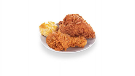 2 Pc Mix Chicken (1) Biscuit Only