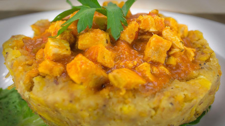 Mofongo Con Pechuga De Pollo