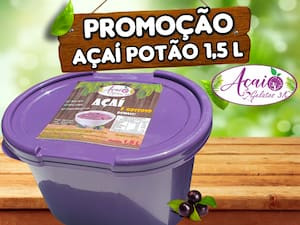 Açaí Pote 1,5 Lts