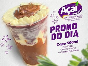 Promo Do Dia Copo 500Ml Creme Ninho, Creme De Avelã