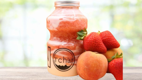 Strawberry Peach Yogurt Tea Méi Méi Táo Yōu Suān Rǔ Chá (700Ml)