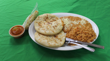 2 Pupusa Plate