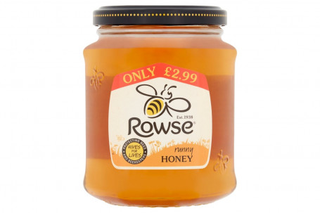 Rowse Pure Natural Clear Honey 340G