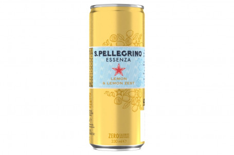 San Pellegrino Essenza Lemon Lemon Zest Flavoured Sparkling Water 33Cl