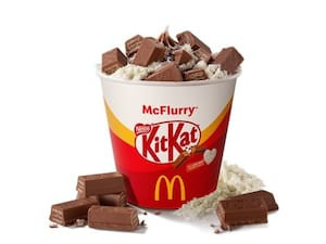 Mcflurry Kit Kat Com Leite Em Pó