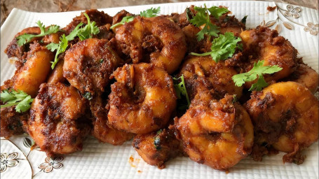 Godavari Royyala Shrimp Vepudu South Indian Snack