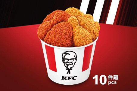 10Jiàn Rè Làng Xiāng Là Cuì Jī/10 Pcs Calbee Hot Spicy Fried Chicken