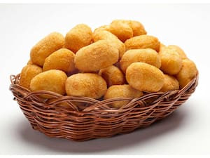 Combo 10 Mini Bolinho De Bacalhau Refri De 200Ml