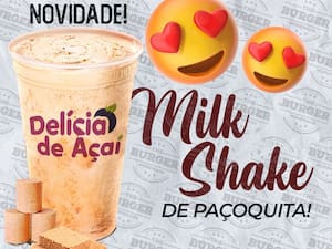 Milk Shake Paçoquita