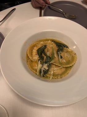 Raviolis De Abóbora.ricota E Gorgonzola