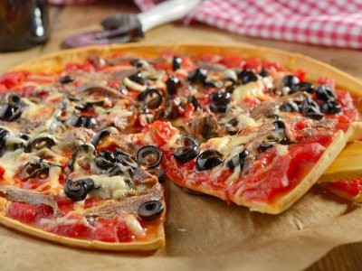 Pizza com anchoas