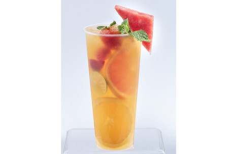 Xīn Xiān Shuǐ Guǒ Sì Jì Chá Fresh Fruit Four Season Tea