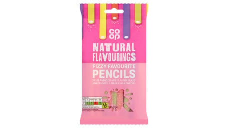 Co-Op Fizzy Favourite Pencils 160G