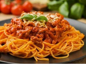 Espaguette A Bolonhesa