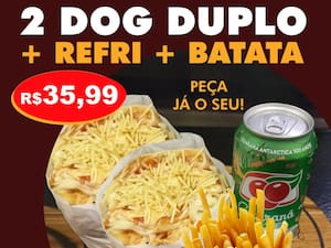 2 Dogs Duplo Refri Lata Batata