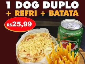 1 Dog Duplo Refri Lata Batata