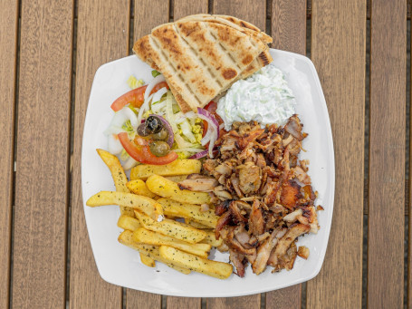 Chicken Lamb Gyros Portion