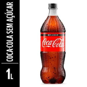 Coca-Cola 1 Litro (Zero Açúcar)
